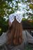 Diamonds crochet triangular scarf