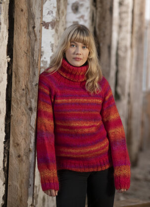 Simone Sweater in Viking of Norway Nordlys and Kid Silk - UK-2205-4 - Downloadable PDF