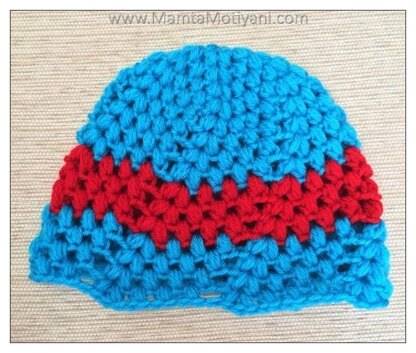 Crochet Bubbles Slouchy Beanie Pattern Unique Designer