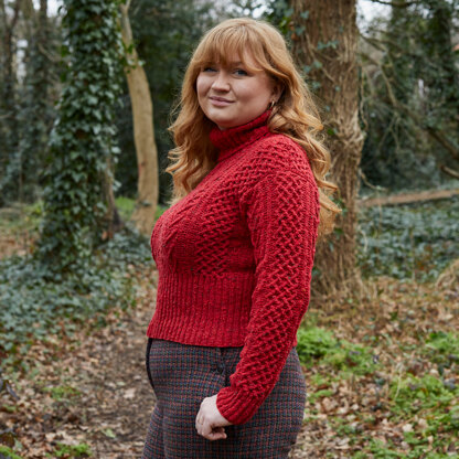 Debbie Bliss Cabled Sweater PDF