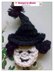 Crochet Witch Applique Pattern Witchcraft Halloween