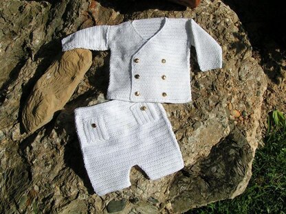 Smarty Pants Baby Jacket & Short Trousers