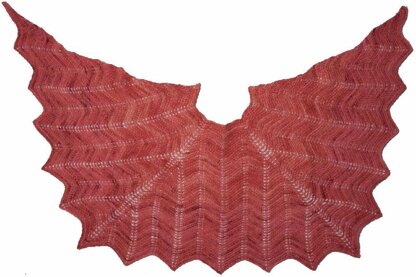 Northern lights shawl (English and Swedish versions)