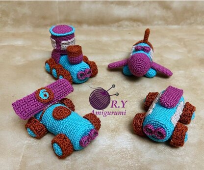 Amigurumi Recycle mini happy engines