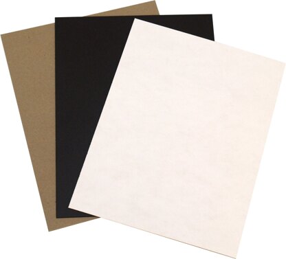 Grafix Medium Weight Chipboard Assorted 8.5"x11" 15/Pkg - 597945
