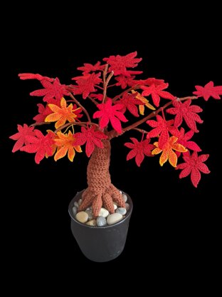 Crochet Maple tree Bonsai