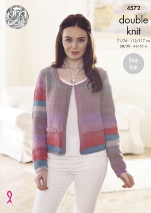 Jackets in King Cole Sprite DK - 4572 - Downloadable PDF