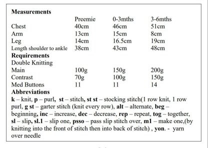 All In One Too Pram Knitting Pattern #115