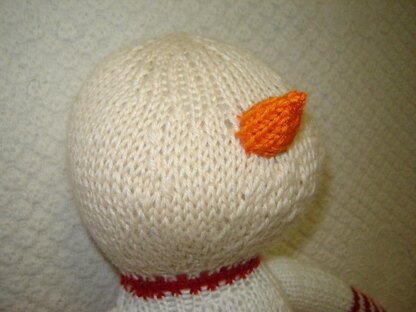 Toy knaitting patterns christmas - Knit a Snowman with Christmas tree 13 inc