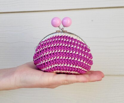 Stripy Coin Purse