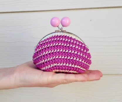 Stripy Coin Purse