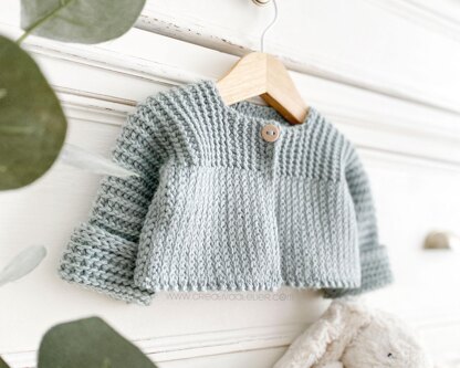 Size 3 months - ITSY-BITSY Crochet Cardigan