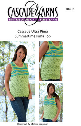 Summer Tank Top in Cascade Ultra Pima - DK216