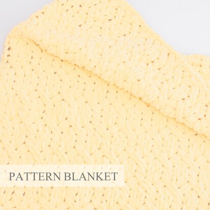 Intertwined Honeycomb Blanket Pattern