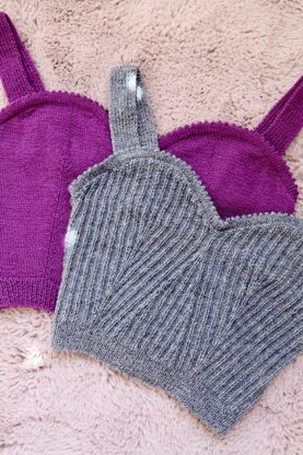 "Bridal Bodice" Hand Knit