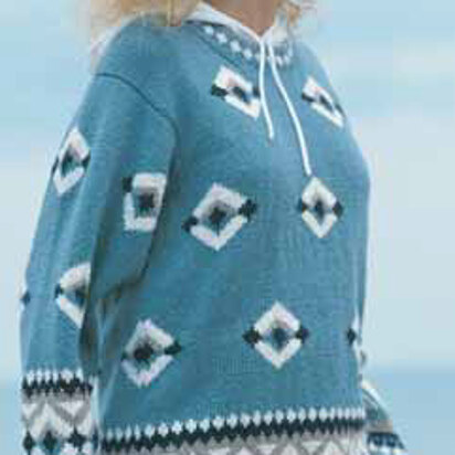 Bold Diamonds Sweater in Patons Astra