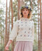 Krans Jumper -  Sweater Knitting Pattern For Women in MillaMia Naturally Soft Cotton by MillaMia