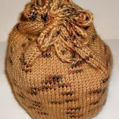 Knitted Drawstring Bag