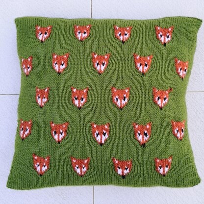 Troop of Foxes Cushion