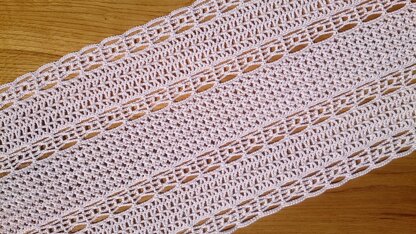 White lace scarf