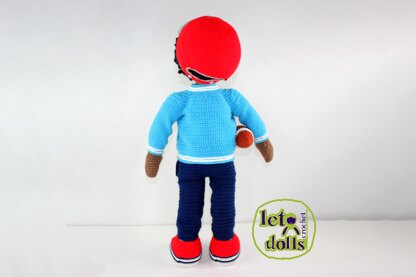 Crochet doll pattern, Amigurumi doll pattern, Extra Large doll, 24"/61cml, Shawn