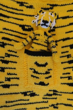 Tiger Hooded Baby Car Seat Blanket