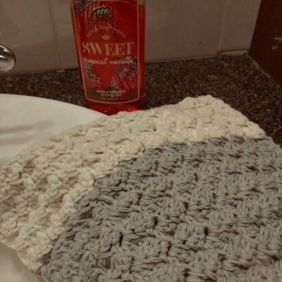 Ripple Stitch Washcloth