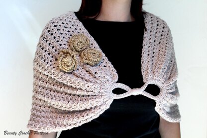 Cape with Tea Roses