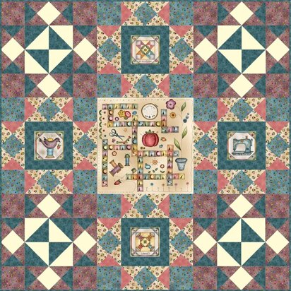 Michael Miller Fabrics I Have a Notion Quilt - Downloadable PDF