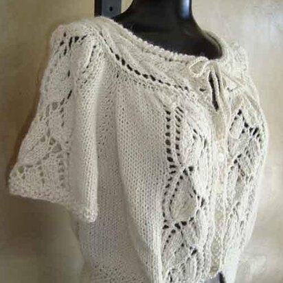 #99 Flutter-Sleeved Blousy Lace Cardigan