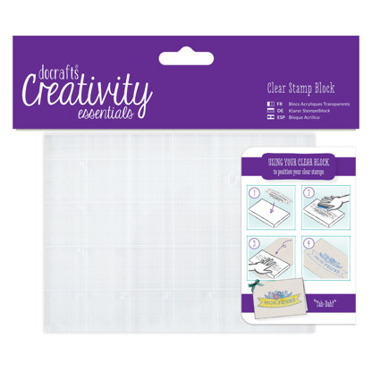 Creativity Essentials A6 Clear Stamp Block