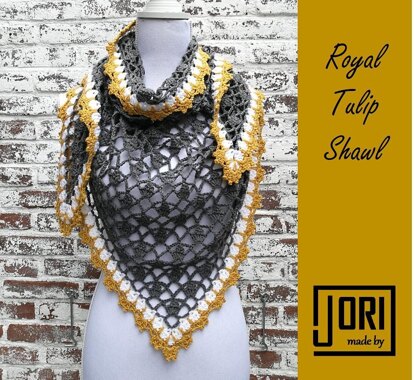 Royal Tulip shawl