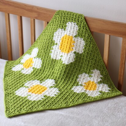 Daisy Chain Blanket - the crochet version