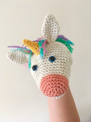 Uli the Unicorn Hand Puppet
