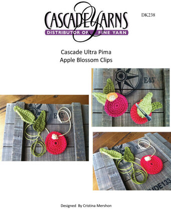 Apple Blossom Clips in Cascade Ultra Pima - DK238