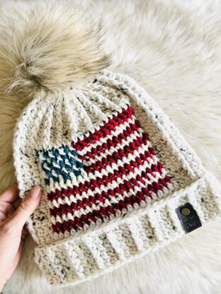 America Proud Slouchy Beanie