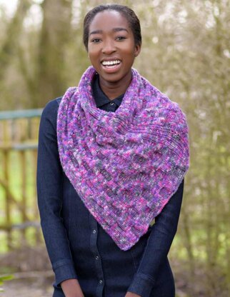 Caya Shoulder Wrap in Juniper Moon Farm Fourteen Paints - Downloadable PDF