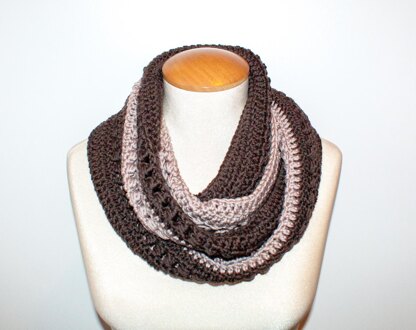 Coffee With Cream Infinity Scarf