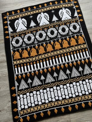 Sonia's Holiday - Overlay Mosaic Blanket