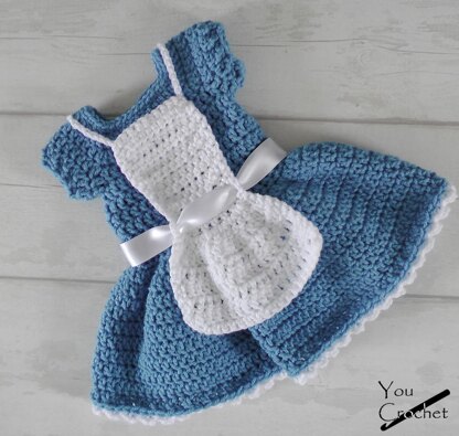Crochet Alice in Wonderland Baby Dress