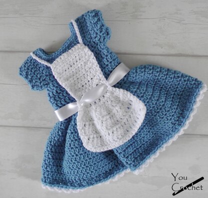 Crochet Alice in Wonderland Baby Dress
