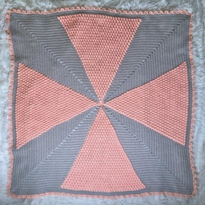 Cross My Heart Baby Blanket