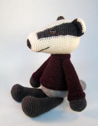 Blackberry the Badger Amigurumi