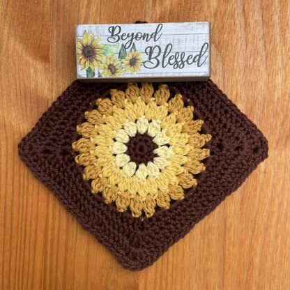 Boho Sunflower Trivet