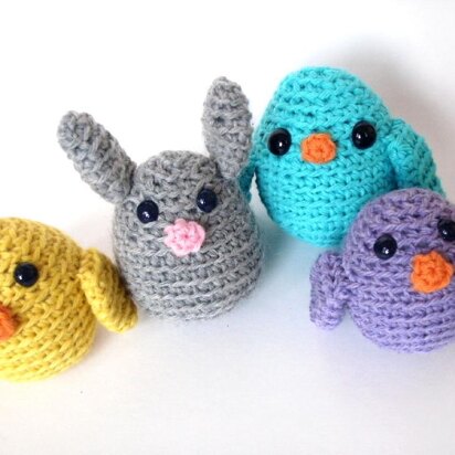 Amigurumi Easter chick and bunny