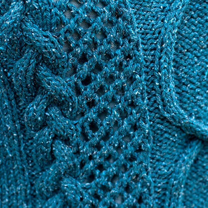 Route 1 Sweater in Berroco Remix Aran