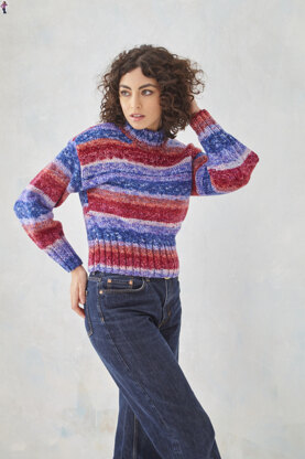 Slipover & Sweater in King Cole Hedgerow Chunky - P6203 - Leaflet