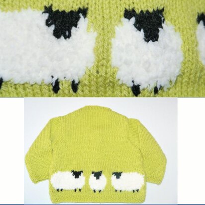 Baby Sheep Jacket and Hat