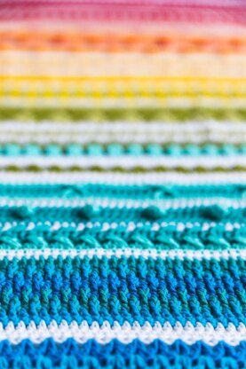 Baby Rainbow Sampler Blanket 2