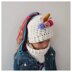 Unicorn Ponytail Hat Set